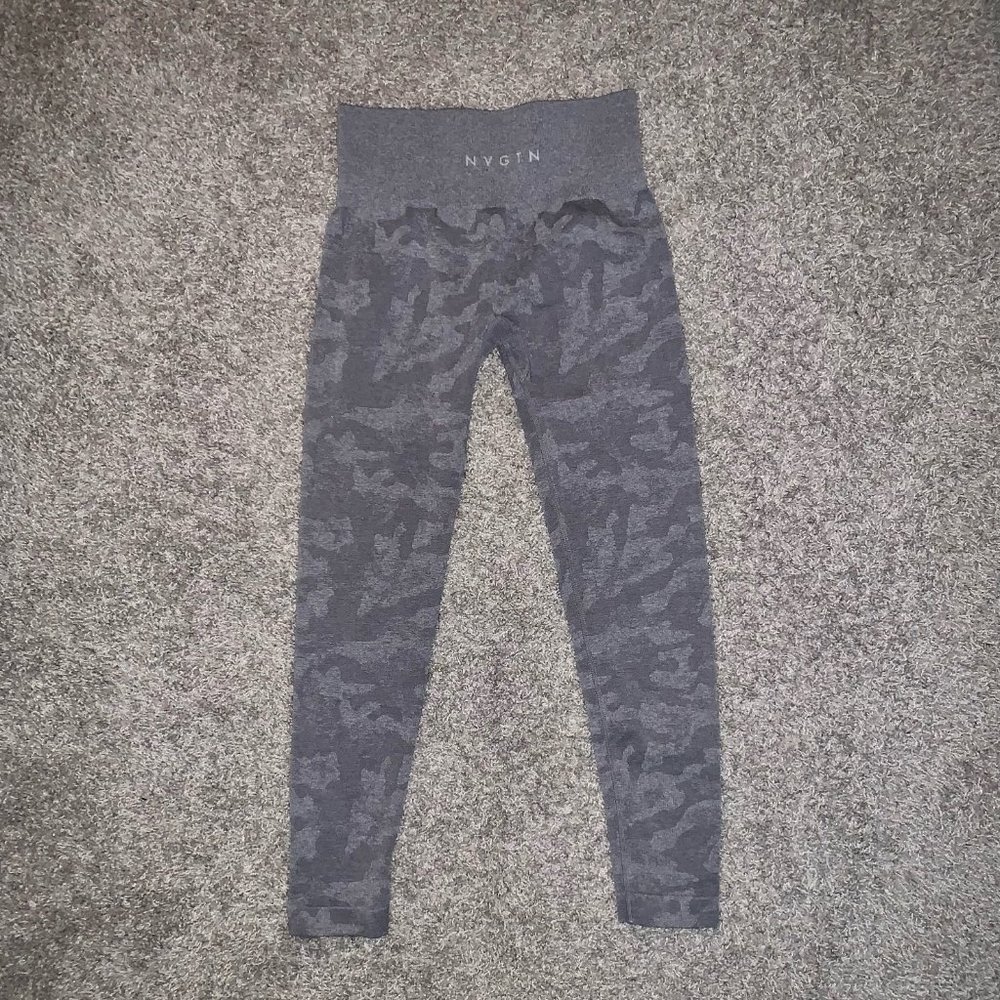 NVGTN Grey Camo Seamless Leggings | Size: S